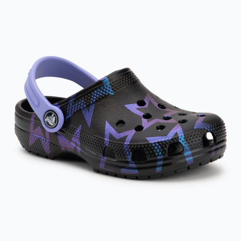 Papuci pentru copii Crocs Classic Disco Dance Party Clog Kids stars/black 2