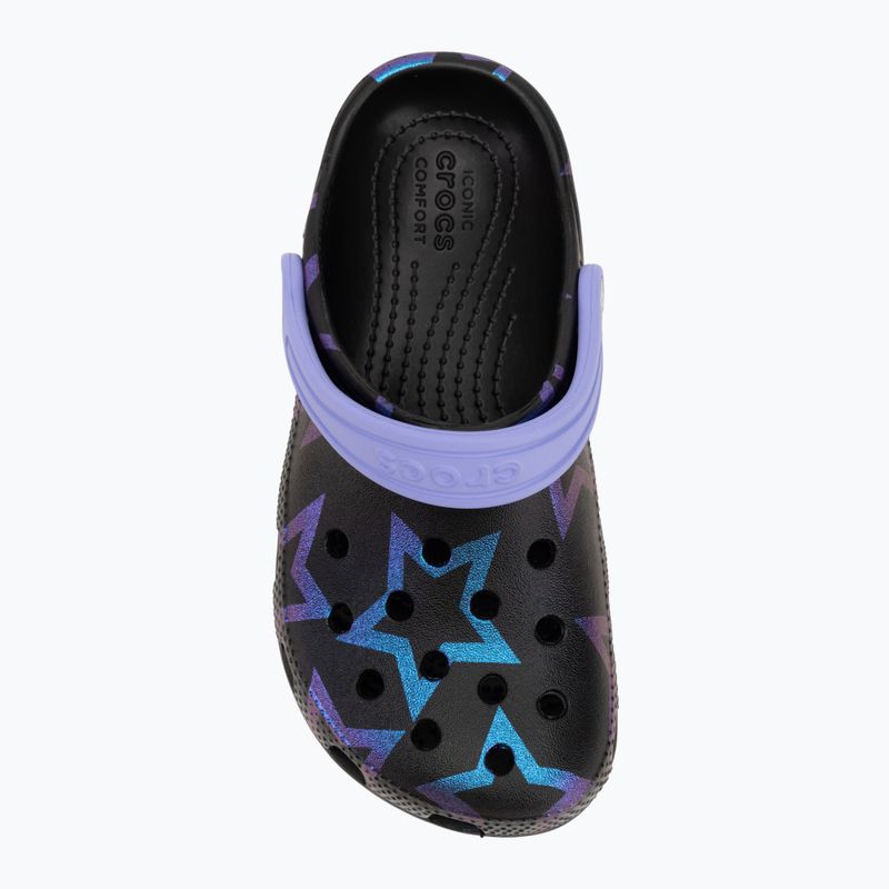 Papuci pentru copii Crocs Classic Disco Dance Party Clog Kids stars/black 6