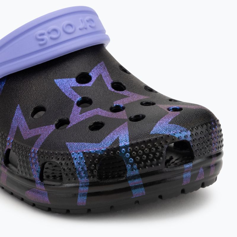 Papuci pentru copii Crocs Classic Disco Dance Party Clog Kids stars/black 8
