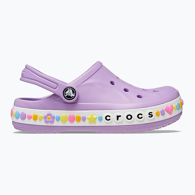 Papuci pentru copii Crocs Bayaband Charm Band Clogs orchid 10