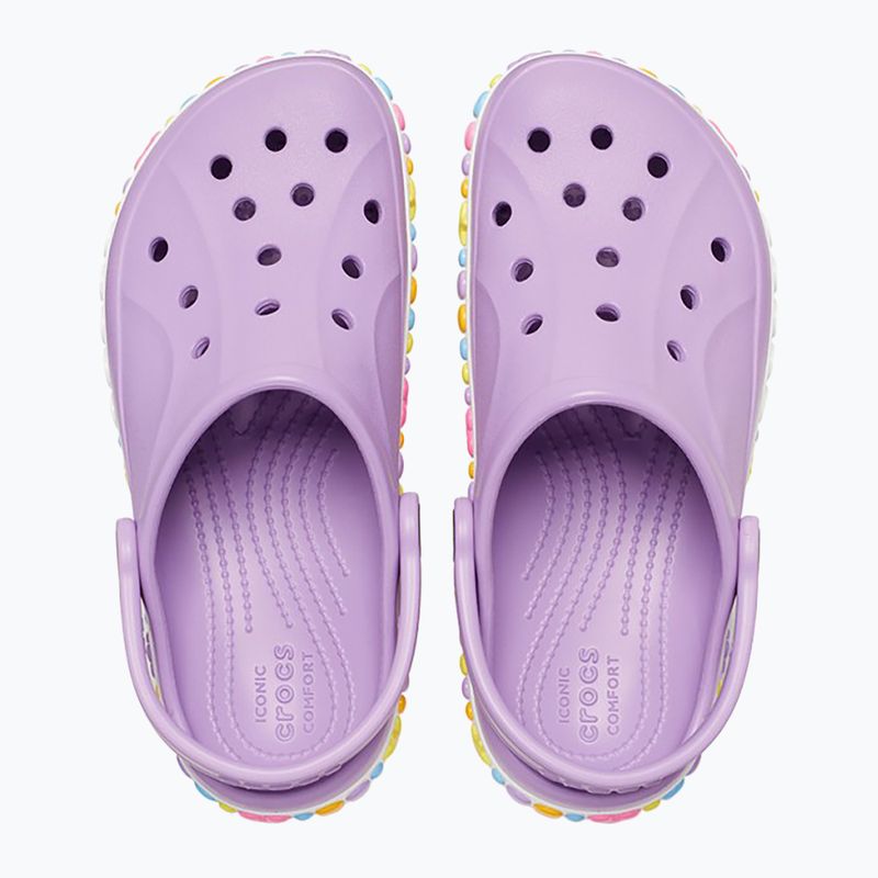 Papuci pentru copii Crocs Bayaband Charm Band Clogs orchid 13