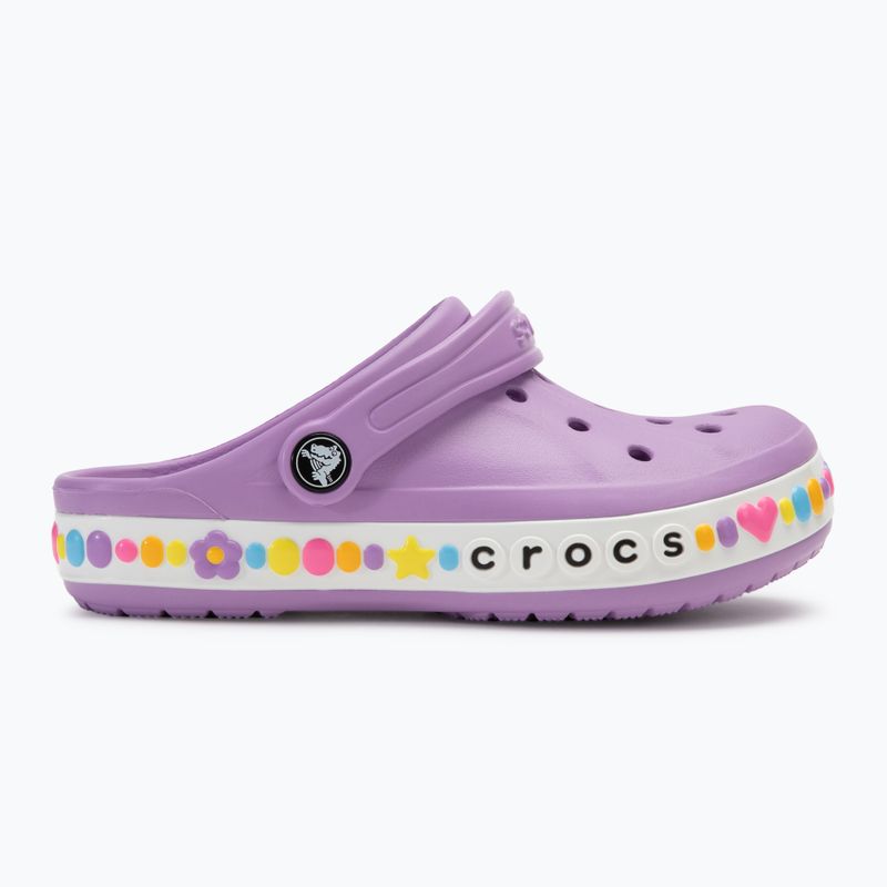 Papuci pentru copii Crocs Bayaband Charm Band Clogs orchid 3