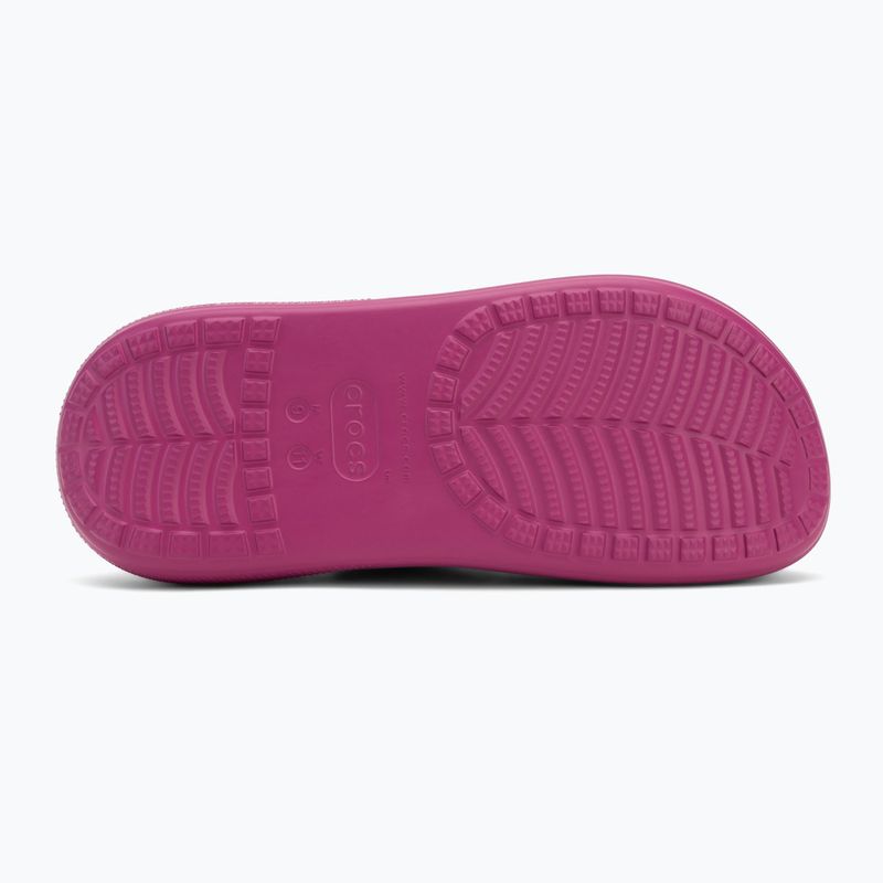 Papuci Crocs Classic Crush Clog fuchsia fun 5