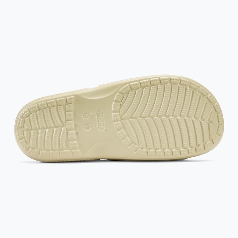 Șlapi Crocs Classic Printed bone flip-flops