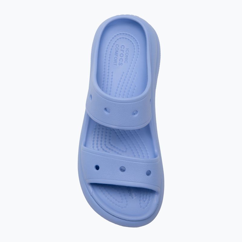 Papuci pentru femei Crocs Classic Crush Sandal moon jelly 5