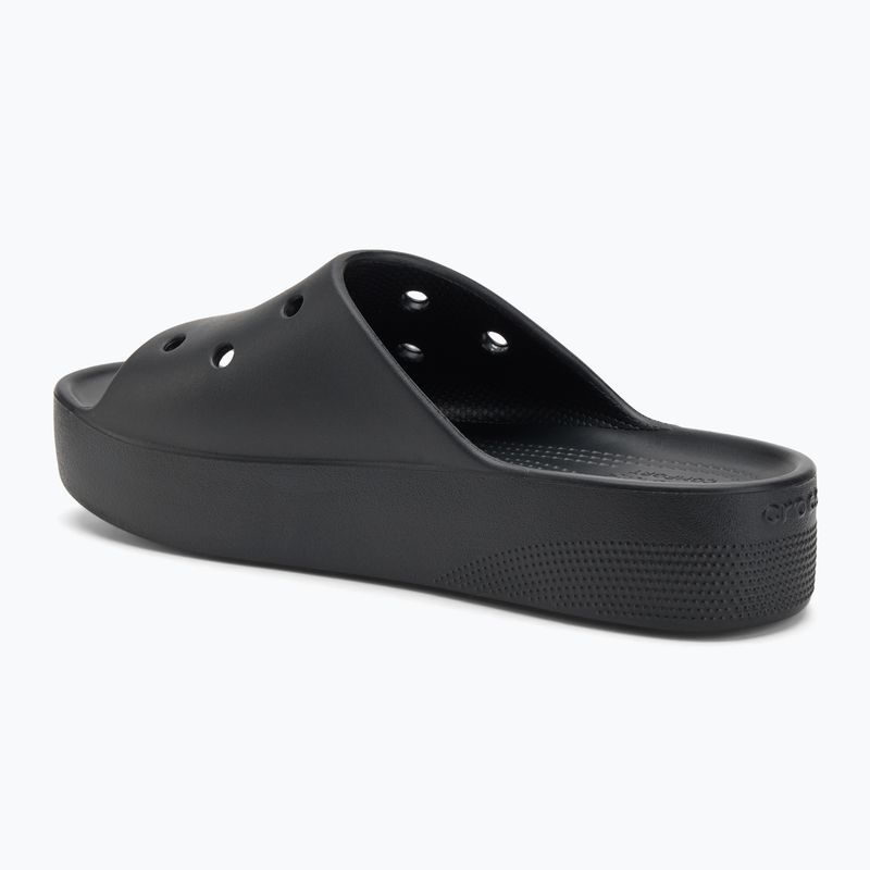 Papuci pentru femei Crocs Classic Platform black 3