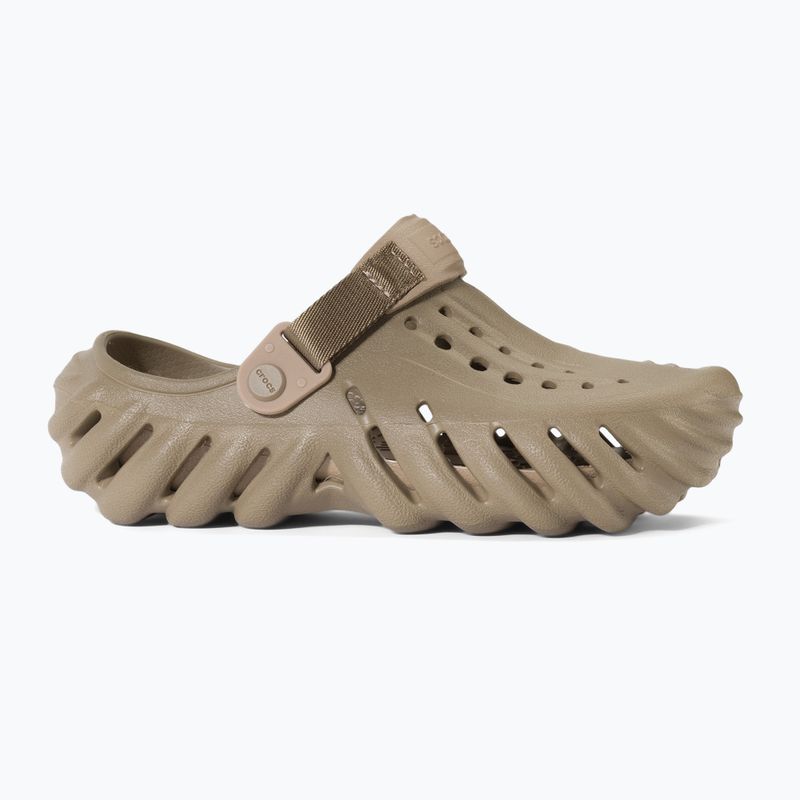 Papuci pentru copii  Crocs Echo Clog Kids khaki 3