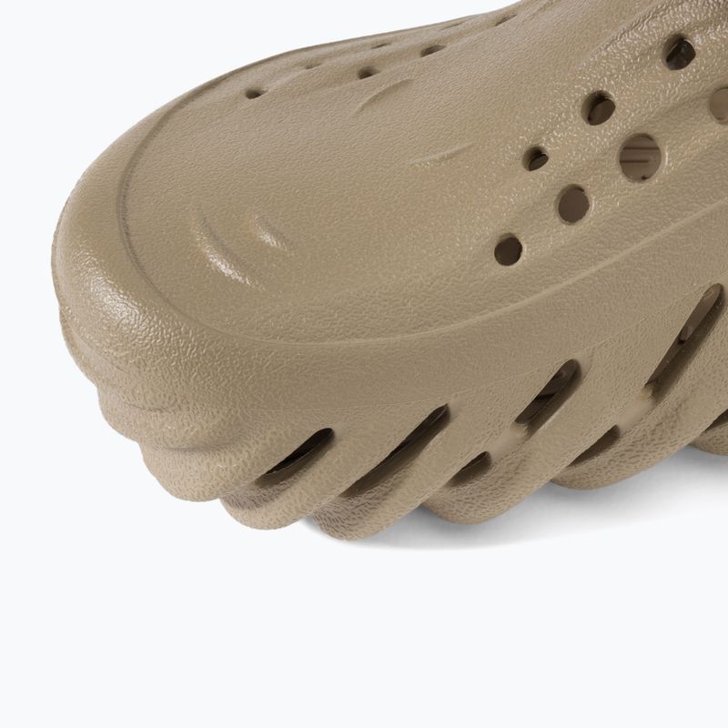 Papuci pentru copii  Crocs Echo Clog Kids khaki 8