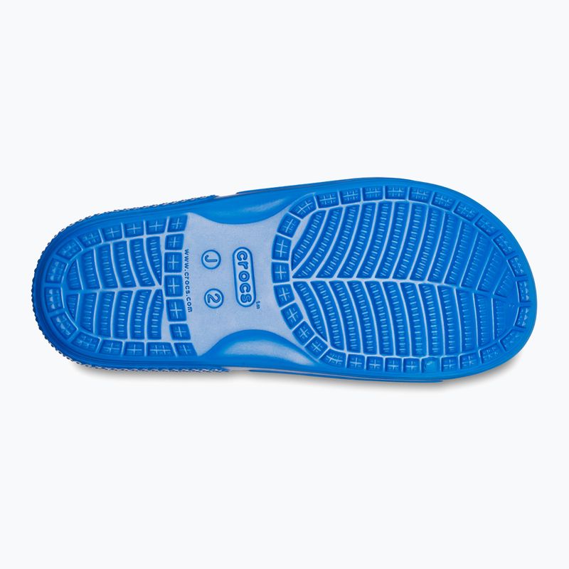 Șlapi de copii Crocs Classic blue bolt pentru copii 12