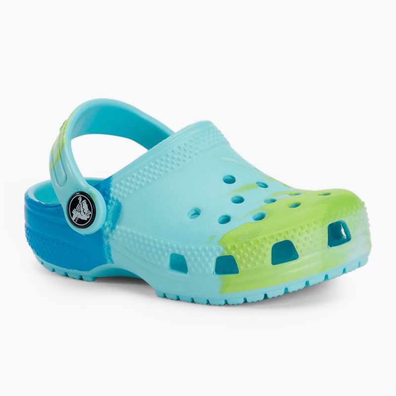 Papuci pentru copii  Crocs Classic Ombre Clog Toddler arctic/multi 2