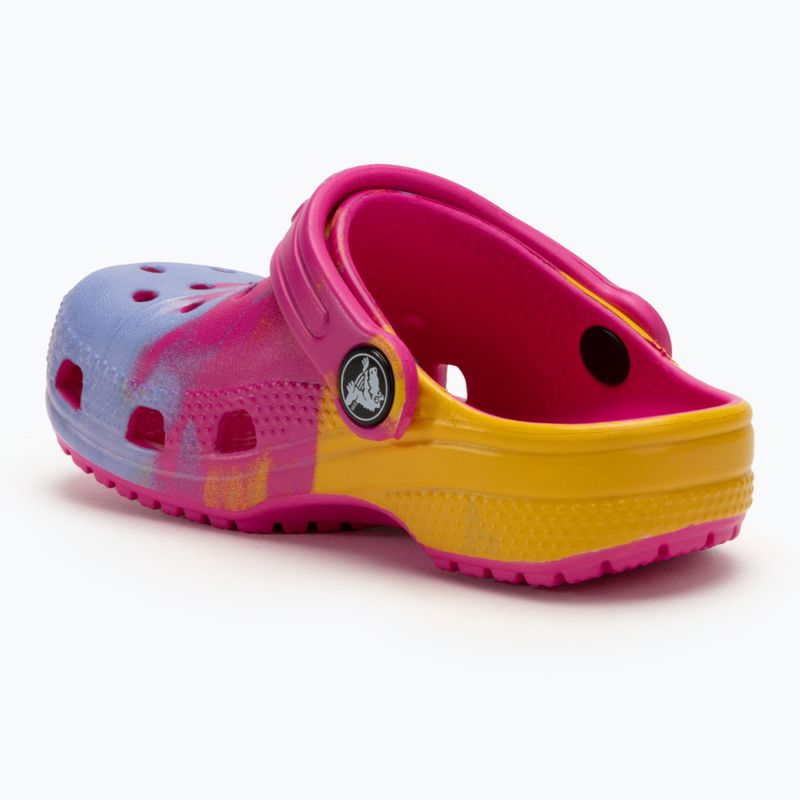 Papuci pentru copii  Crocs Classic Ombre Clog Toddler juice/multi 4