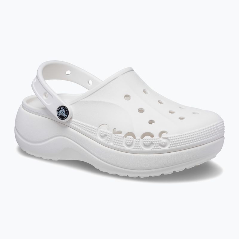 Papuci Crocs Baya Platform Clog white 9