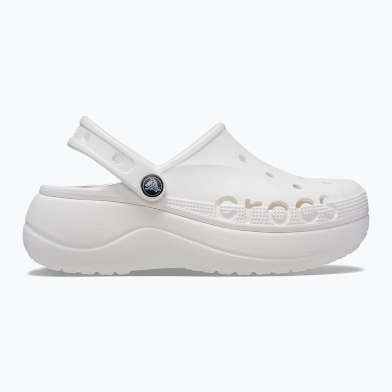 Papuci Crocs Baya Platform Clog white 10