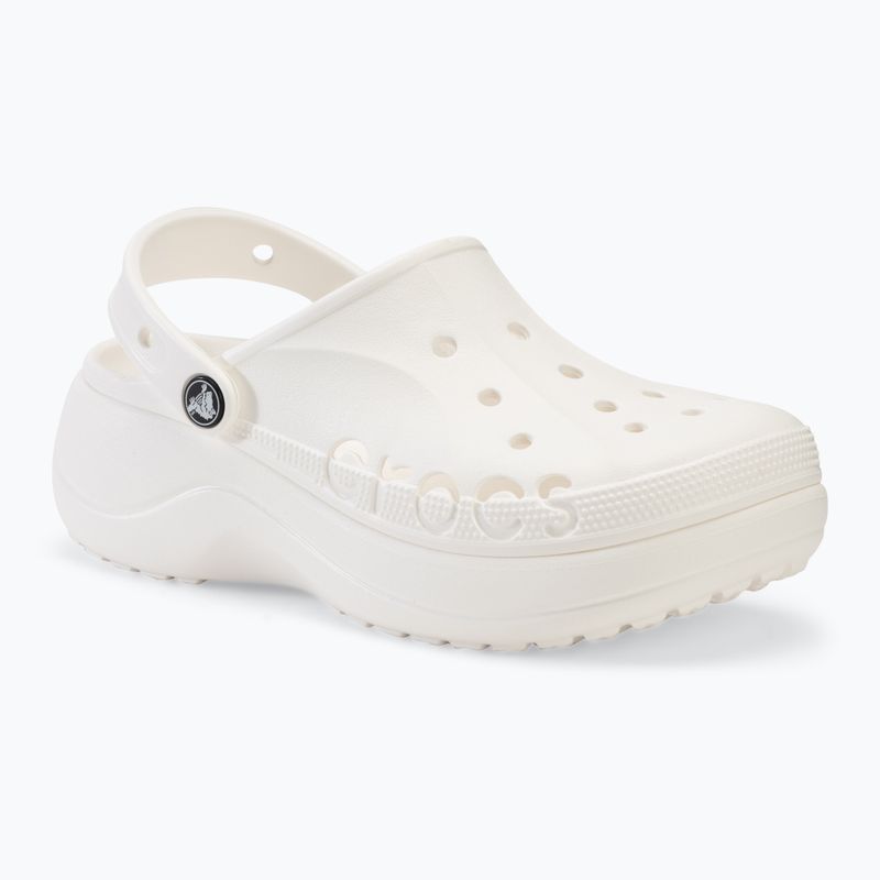 Papuci Crocs Baya Platform Clog white 2