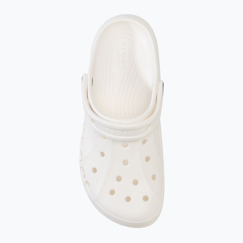 Papuci Crocs Baya Platform Clog white 6