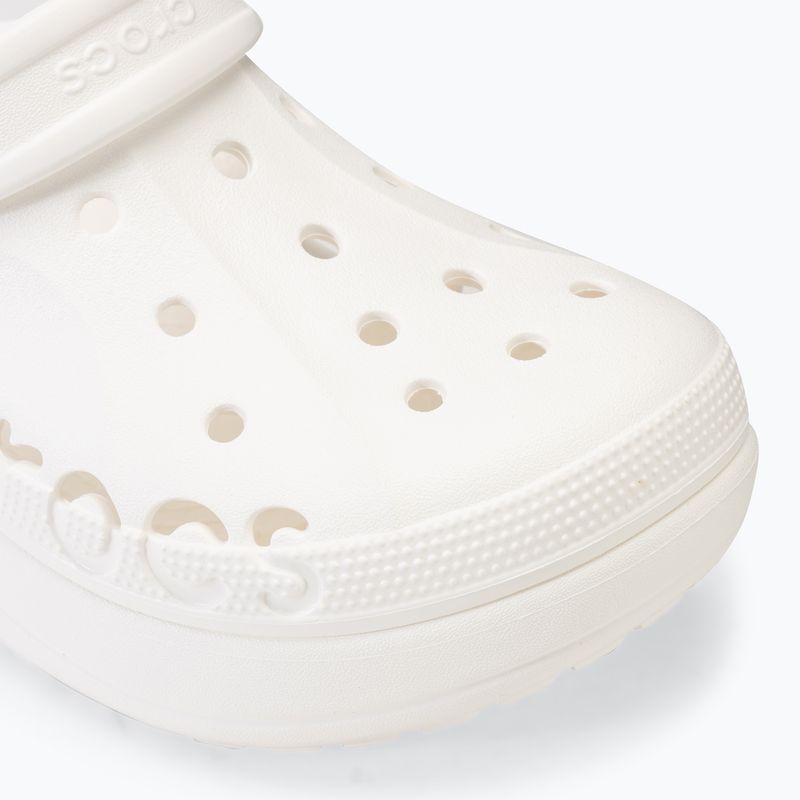 Papuci Crocs Baya Platform Clog white 8