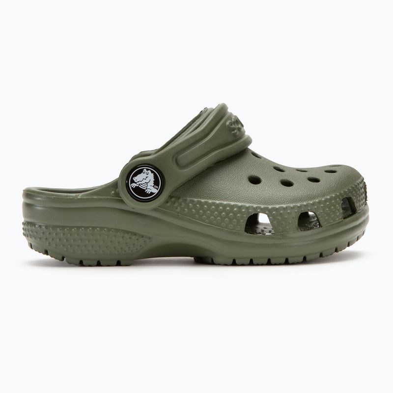 Papuci pentru copii Crocs Classic Clog Toddler army green 3