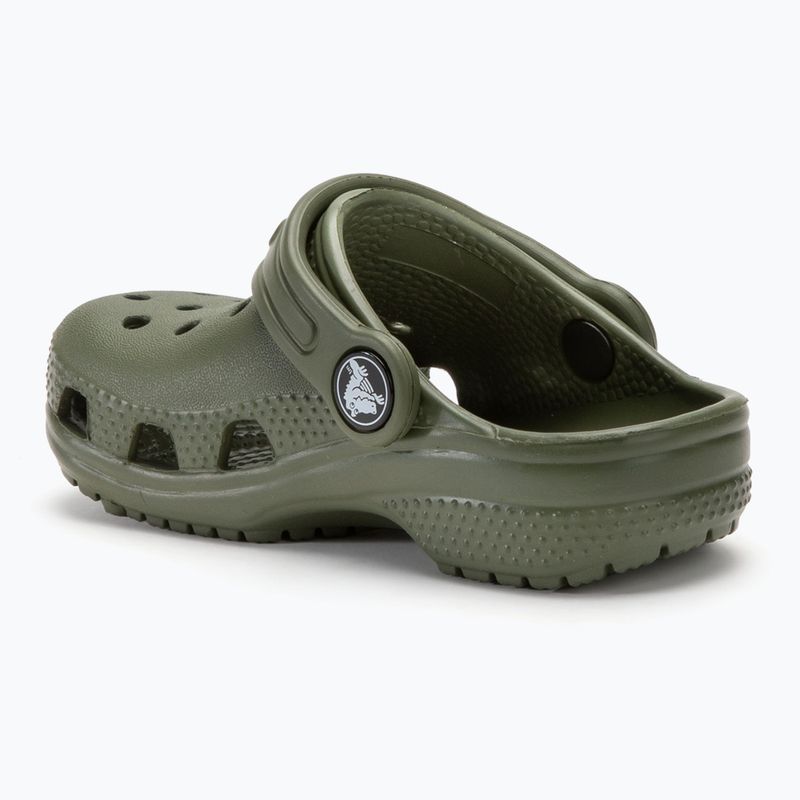 Papuci pentru copii Crocs Classic Clog Toddler army green 4