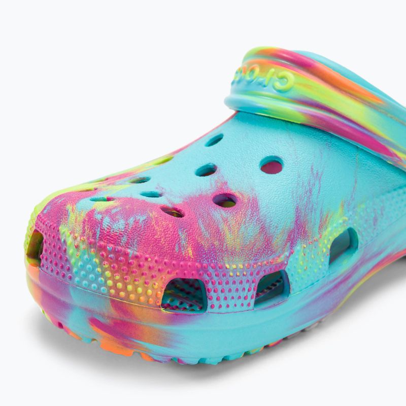 Papuci Crocs Classic Marbled Clog neptune/multi 8