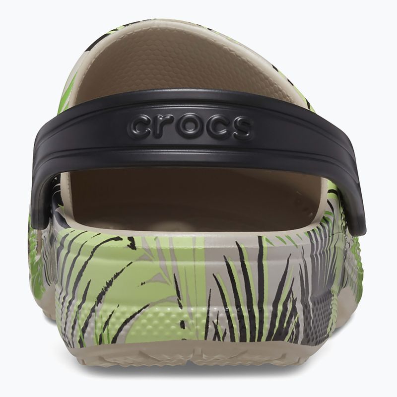 Papuci pentru junior Crocs Baya Seasonal Printed Clog cobblestone/tropical