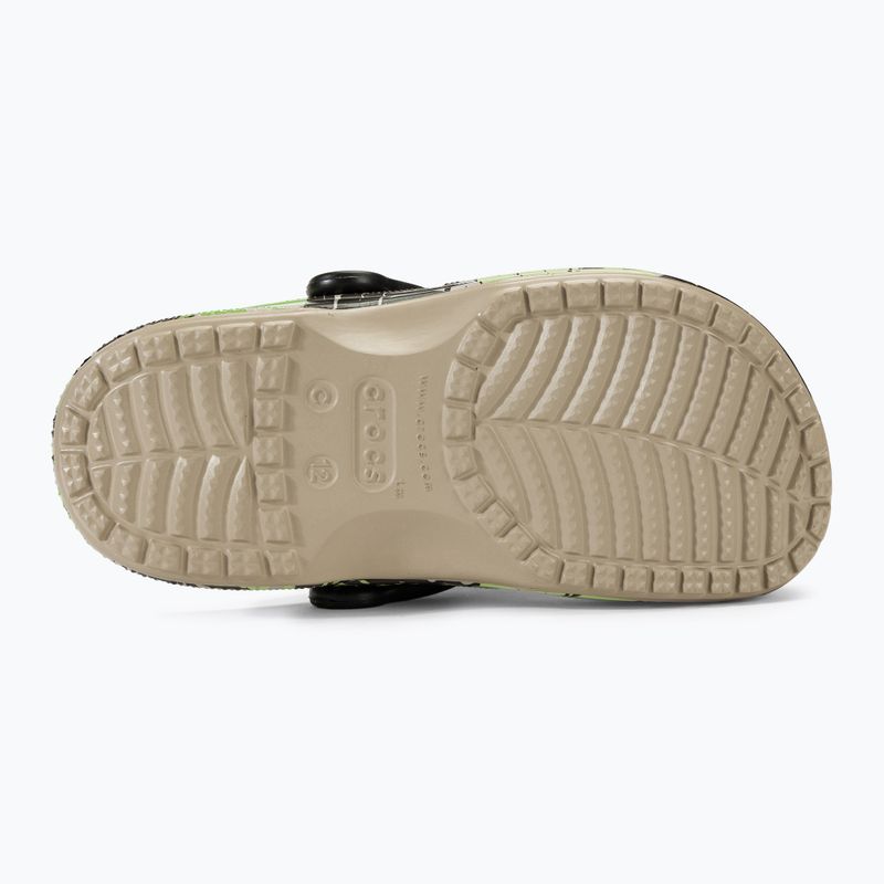 Papuci pentru junior Crocs Baya Seasonal Printed Clog cobblestone/tropical