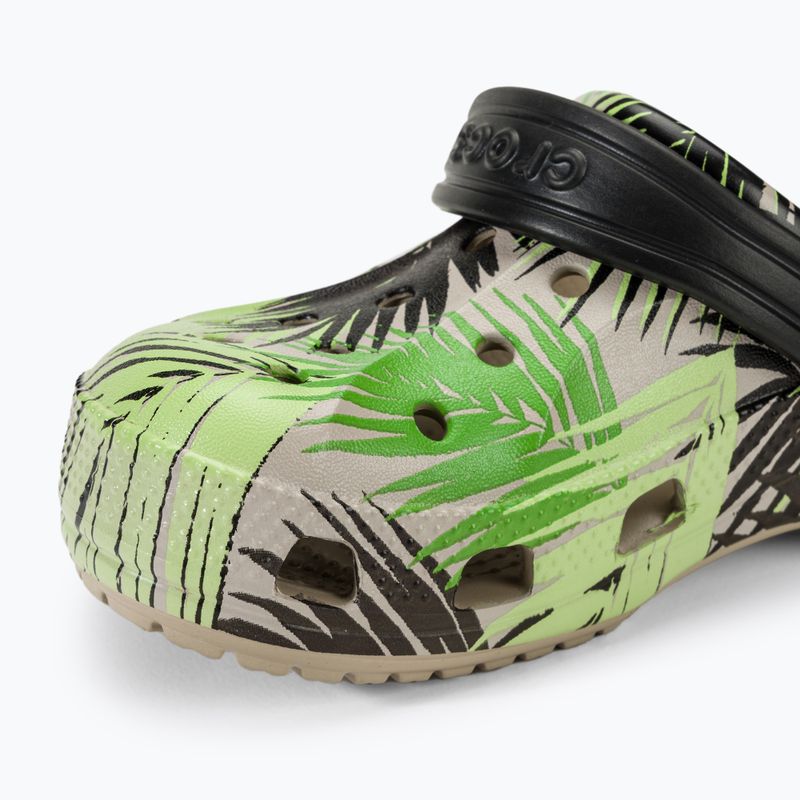 Papuci pentru junior Crocs Baya Seasonal Printed Clog cobblestone/tropical