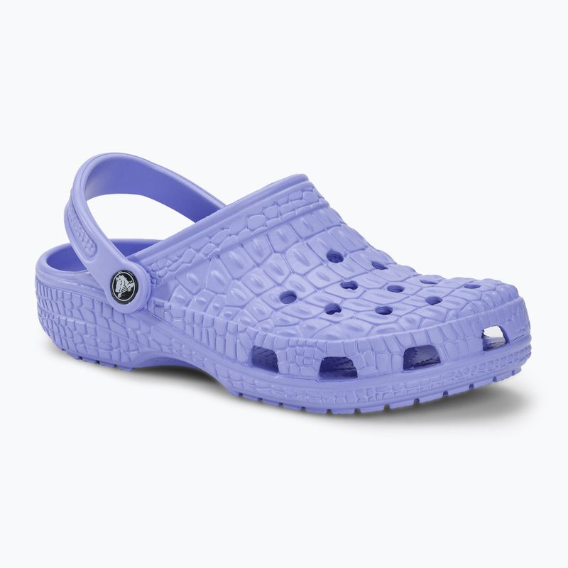 Papuci Crocs Classic Crocskin moon jelly 2