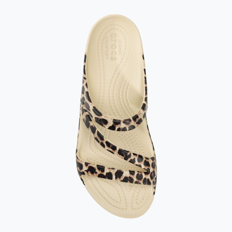 Șlapi de femei Crocs Kadee II Graphic winter white/multi flip-flops