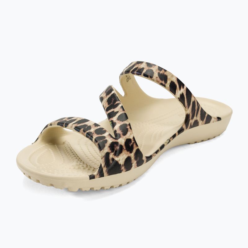 Șlapi de femei Crocs Kadee II Graphic winter white/multi flip-flops