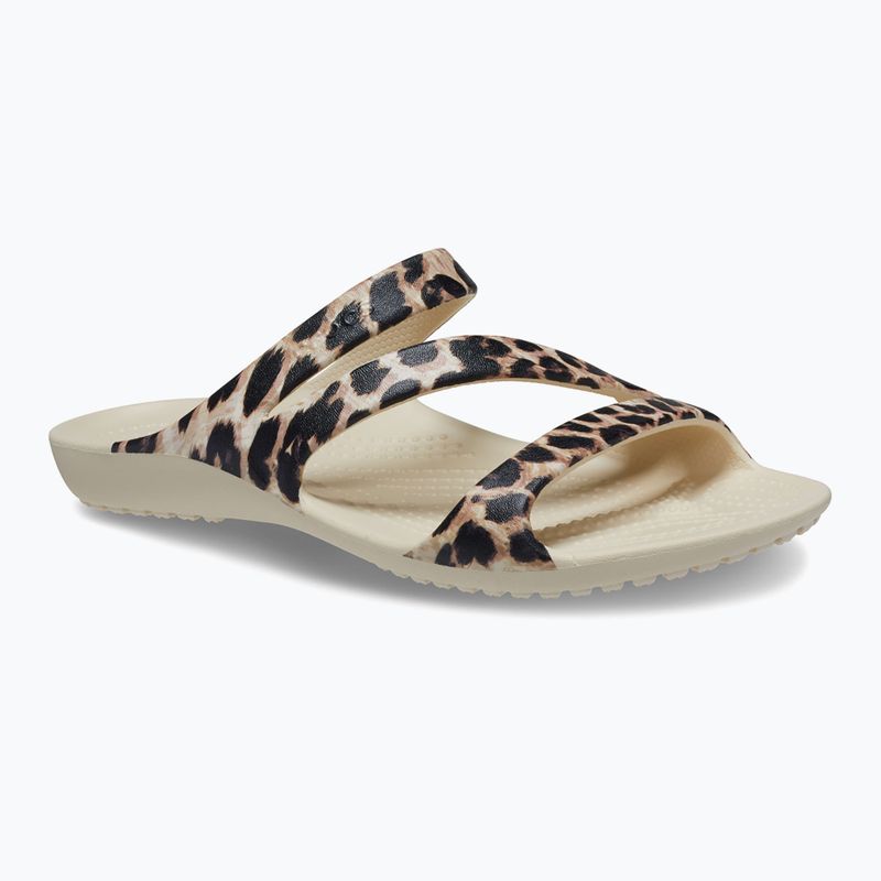Șlapi de femei Crocs Kadee II Graphic winter white/multi flip-flops