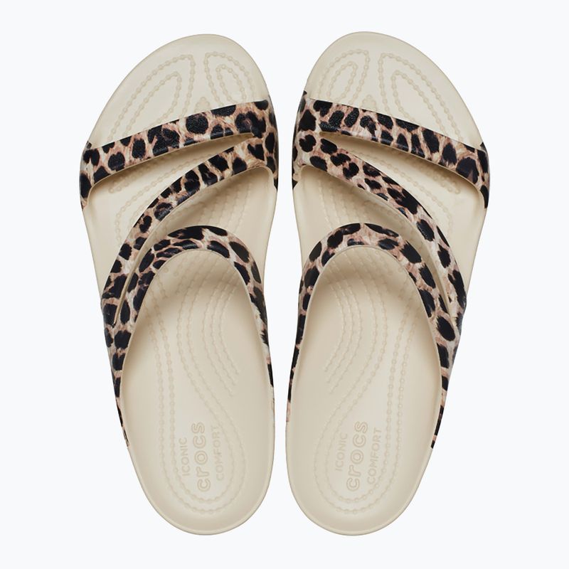 Șlapi de femei Crocs Kadee II Graphic winter white/multi flip-flops