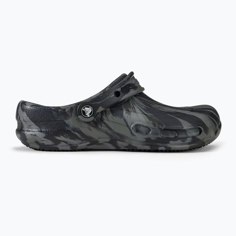 Papuci Crocs Bistro Work Graphic Clog deep navy/multi 3