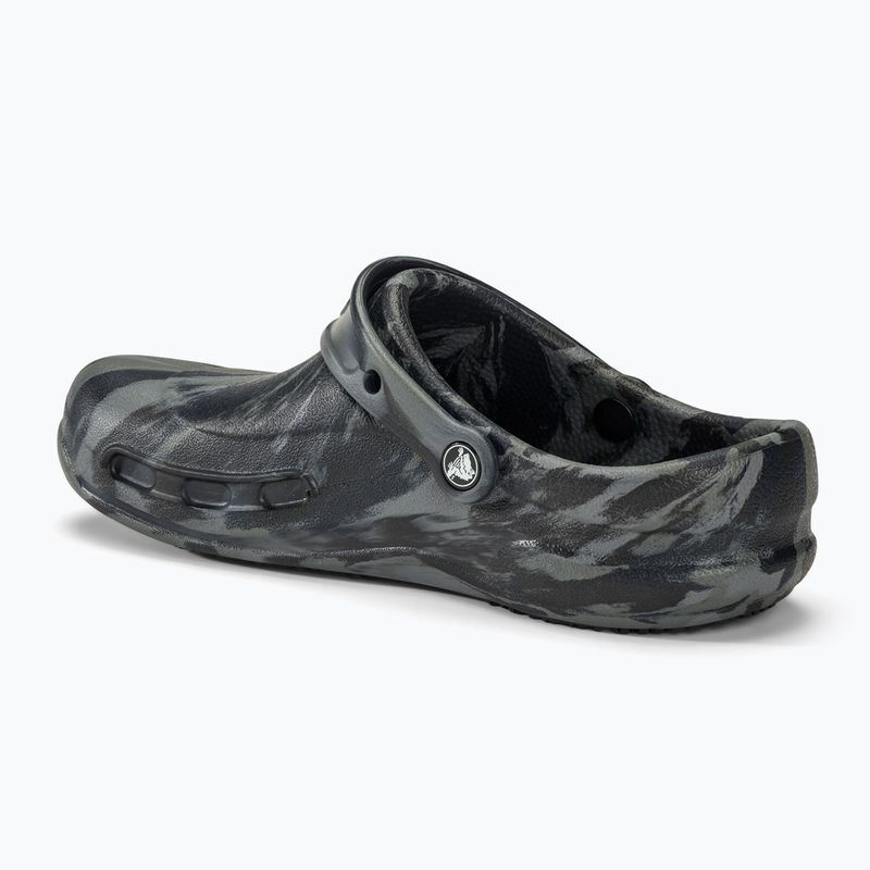Papuci Crocs Bistro Work Graphic Clog deep navy/multi 4