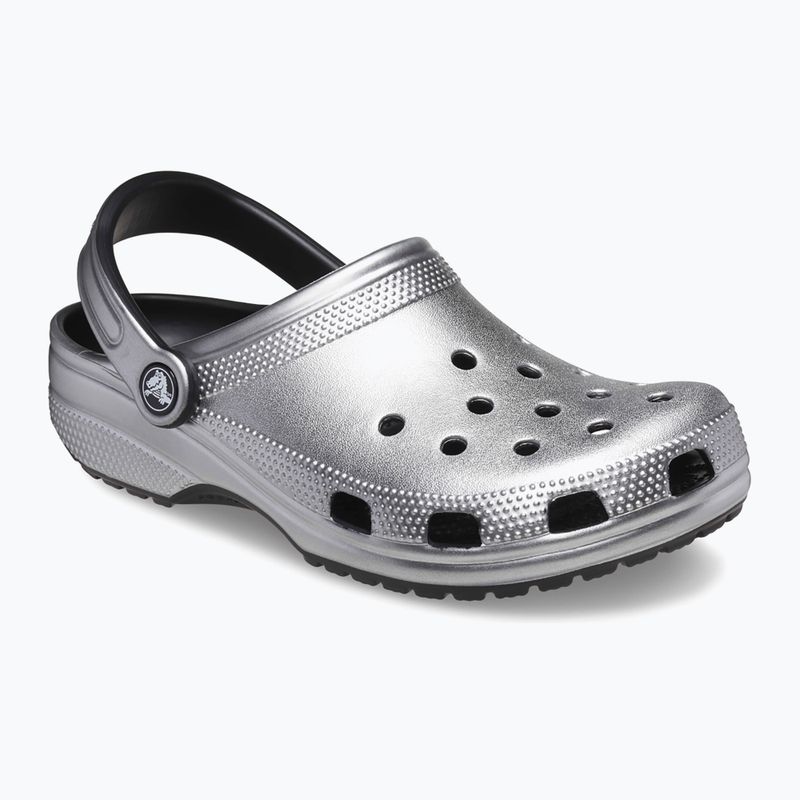Papuci Crocs Classic silver/metallic 9