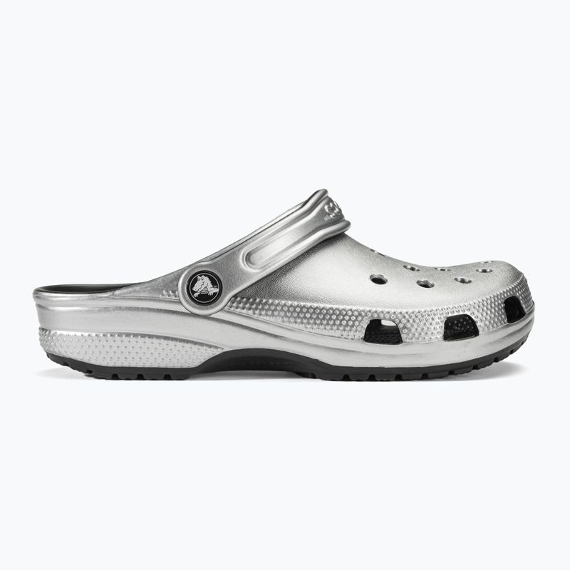 Papuci Crocs Classic silver/metallic 3