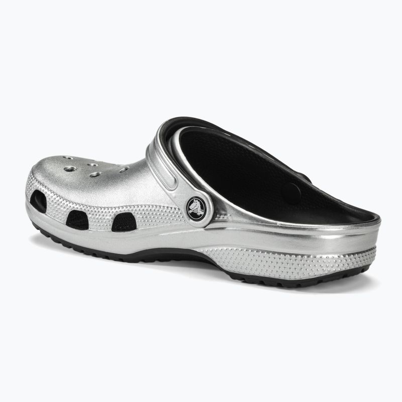 Papuci Crocs Classic silver/metallic 4