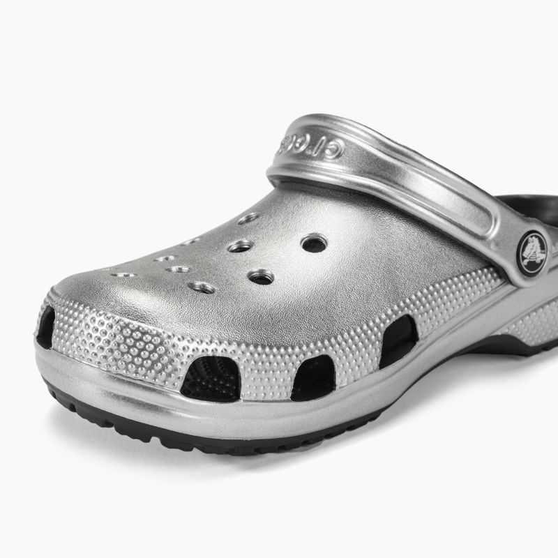 Papuci Crocs Classic silver/metallic 8