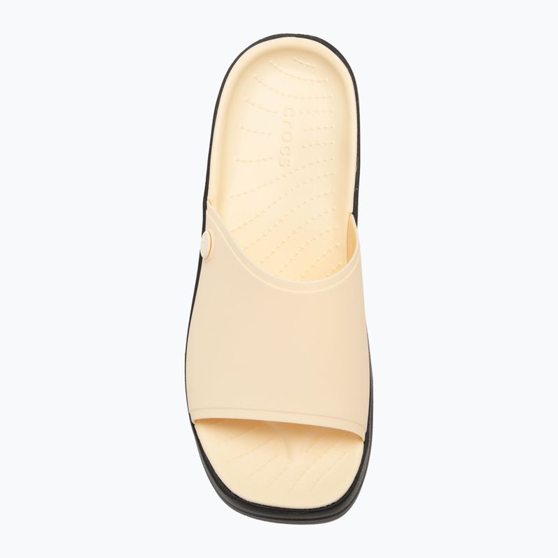 Papuci pentru femei  Crocs Skyline Slide vanilla/black