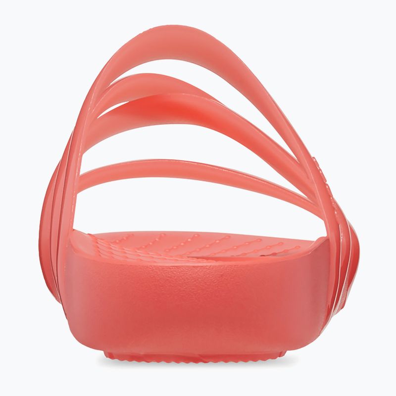 Papuci pentru femei Crocs Splash Glossy Strappy neon watermelon 10