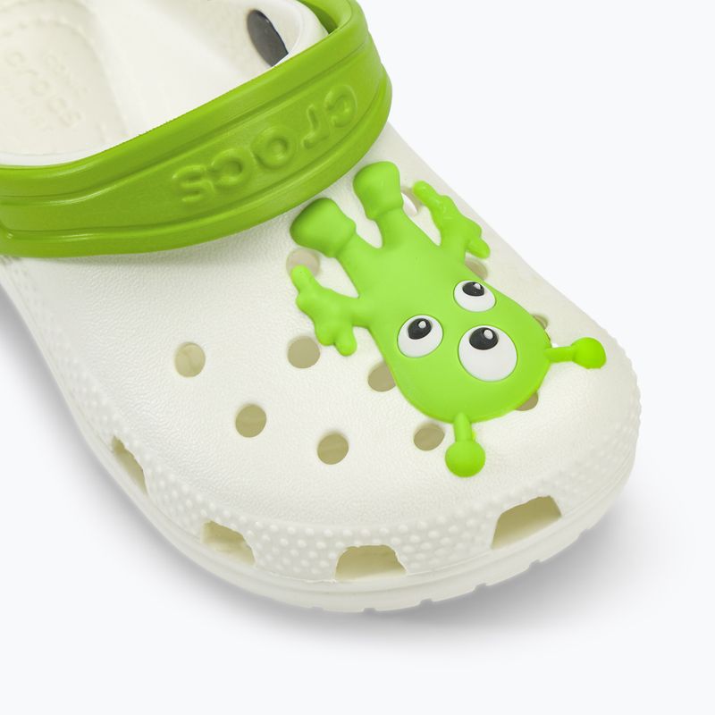 Șlapi pentru copii Crocs Classic Glow Alien multicolor pentru copii 9