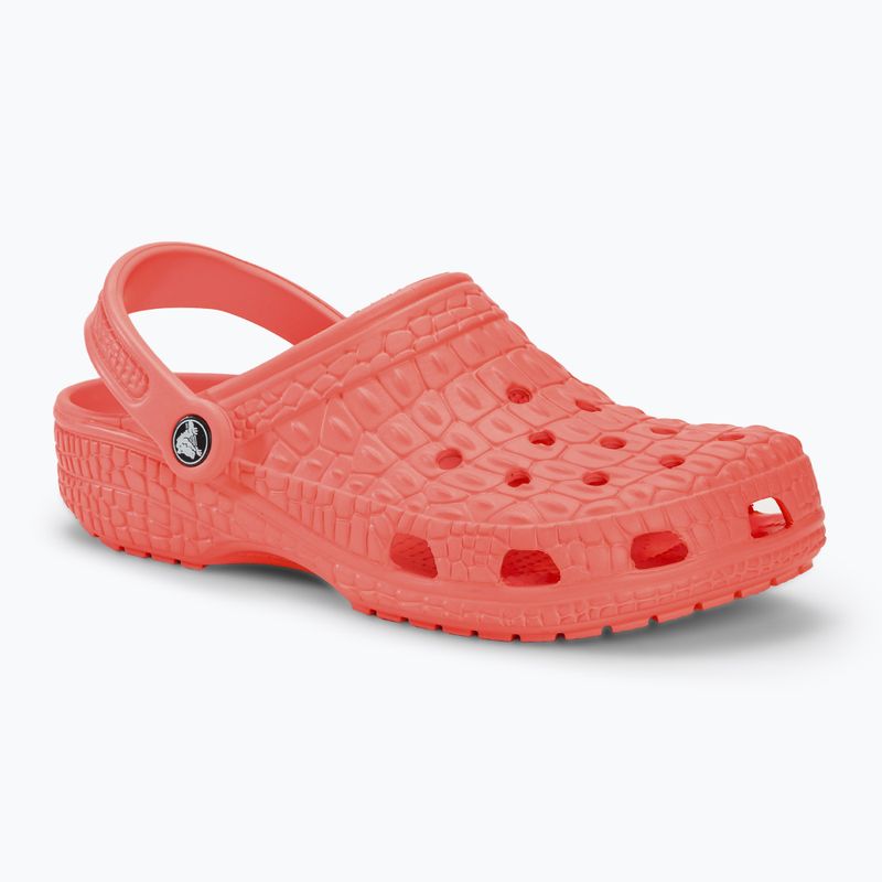 Papuci Crocs Classic Crocskin guava 2