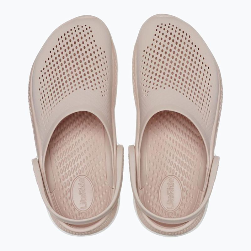 Papuci pentru femei Crocs LiteRide 360 Clog pink clay/white 3