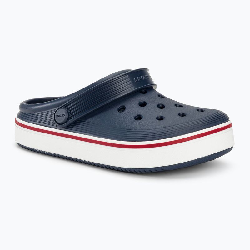 Papuci pentru copii Crocs Crocband Clean Of Court Clog 208477 navy/pepper