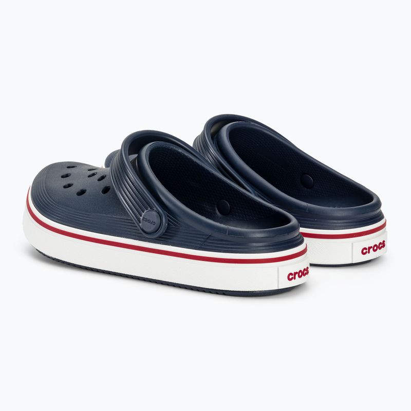 Papuci pentru copii Crocs Crocband Clean Of Court Clog 208477 navy/pepper 4