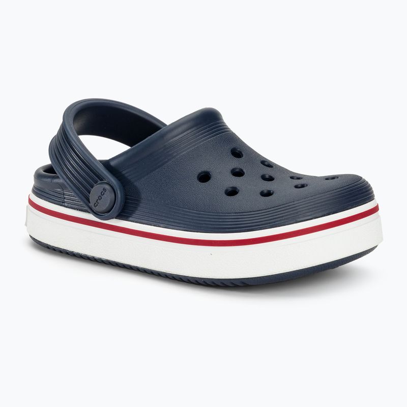 Papuci pentru copii Crocs Crocband Clean Of Court Clog navy/pepper 2