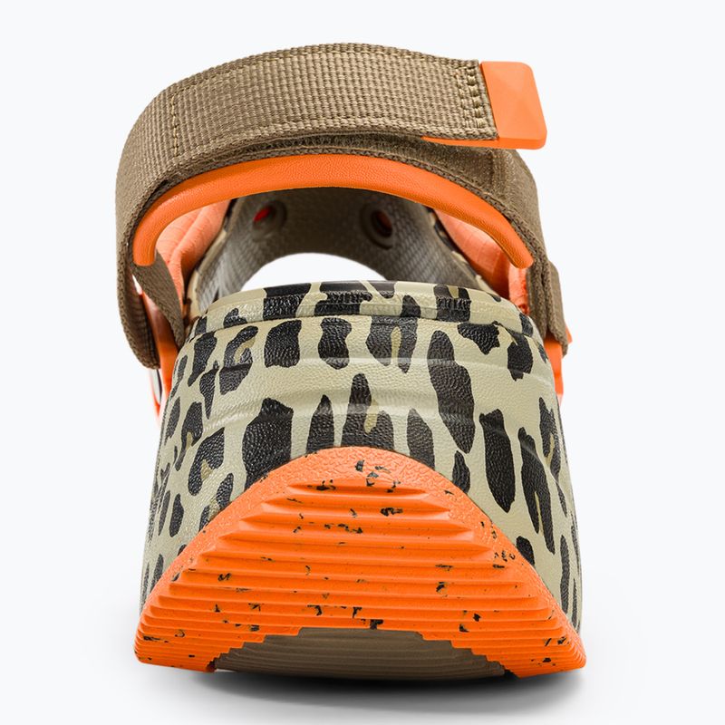 Sandale Crocs Hiker Xscape Animal kaki/leopard 6