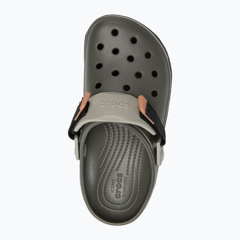 Papuci Crocs All Terrain dusty olive/multicolor 6
