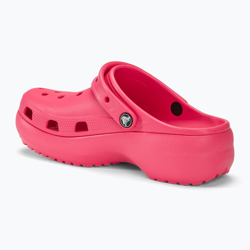 Papuci pentru femei  Crocs Classic Platform Clog hyper pink 4