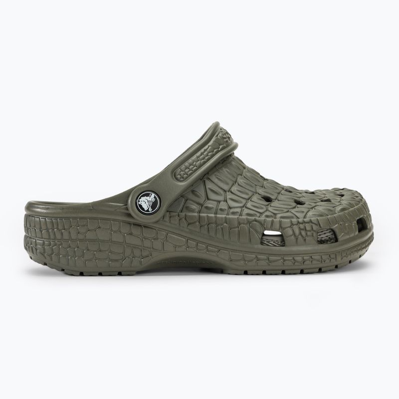 Papuci Crocs Classic Crocskin dusty olive 3