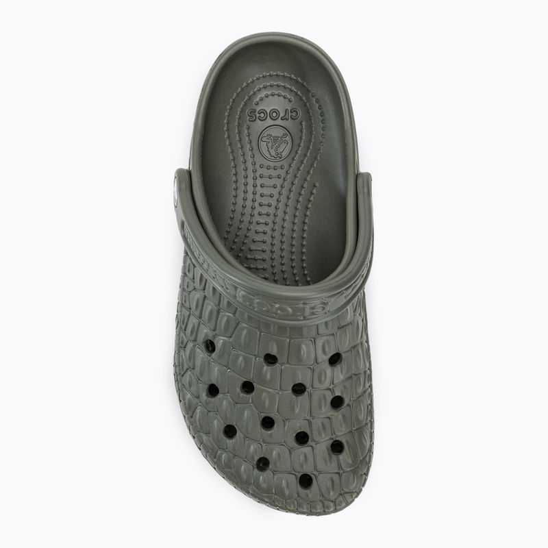 Papuci Crocs Classic Crocskin dusty olive 6
